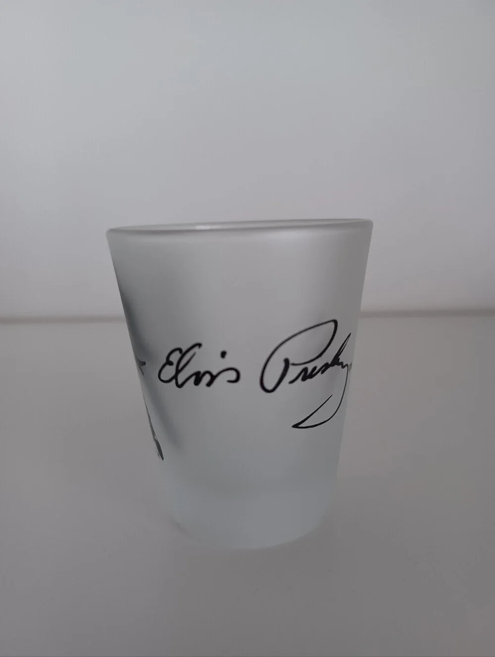 Elvis Presley Shot Glass From‎ Graceland Rock N Roll Music Collectible Barware